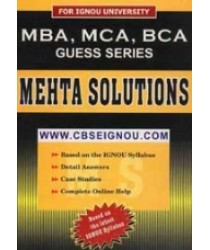 IGNOU MBA BOOKS IGNOU MBA BOOKS with solved papers and guess